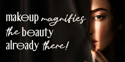 Cosmetic Spark Font Poster 6
