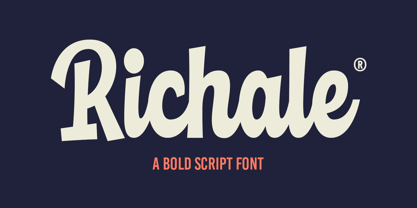 Richale Font Poster 1