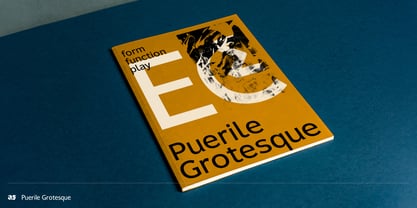 Puerile Grotesque Font Poster 3