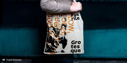 Puerile Grotesque Font Poster 2