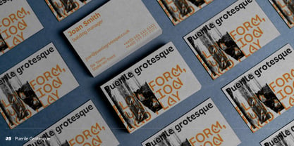 Puerile Grotesque Font Poster 5