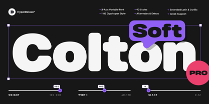 HD Colton Soft Pro Font Poster 1