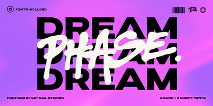 Dream Phase Font Poster 1