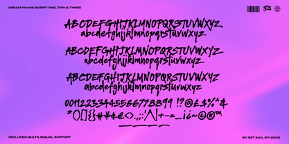 Dream Phase Font Poster 9