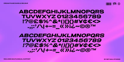 Dream Phase Font Poster 8