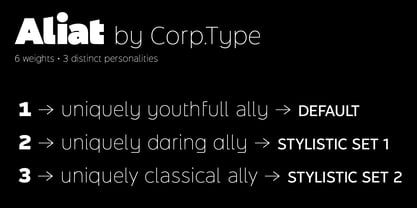 Aliat Font Poster 1
