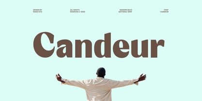 Candeur Font Poster 1