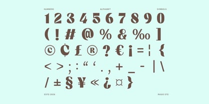 Candeur Font Poster 3