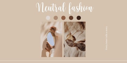 Alyora Script Font Poster 5