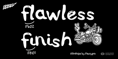 Blinkoja Font Poster 8