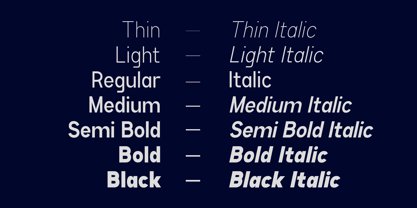 Avenor Font Poster 4