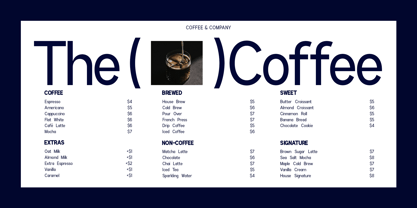 Avenor Font Poster 8