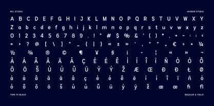 Avenor Font Poster 9