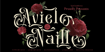 Avielo Naille Font Poster 1