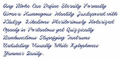 Berlin Script Font Poster 5
