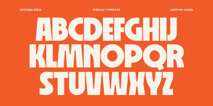 Decoma Font Poster 9