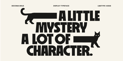 Decoma Font Poster 5