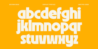 Decoma Font Poster 10