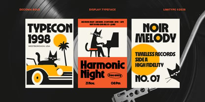Decoma Font Poster 8