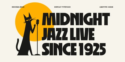 Decoma Font Poster 7