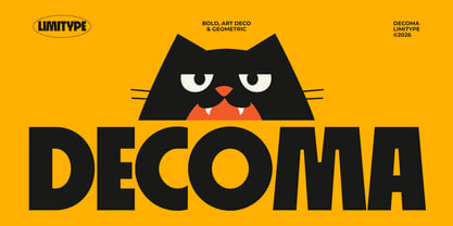 Decoma Font Poster 1