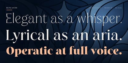 Bencanto Font Poster 11
