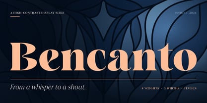 Bencanto Font Poster 1