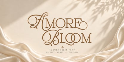 Amore Bloom Font Poster 1