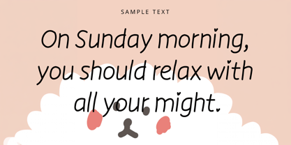 NmMomo Font Poster 3