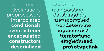 StrokeWeight Font Poster 4