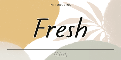 NmFresh Font Poster 1