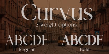 Curvus Font Poster 4