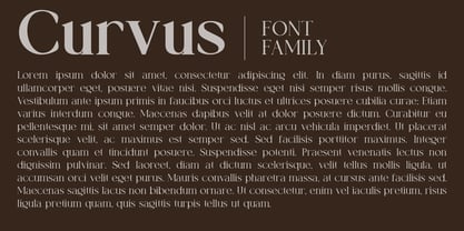 Curvus Font Poster 6