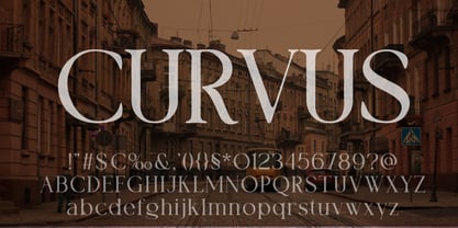 Curvus Font Poster 2