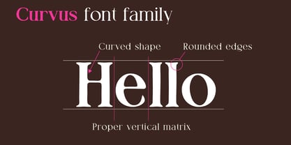 Curvus Font Poster 3