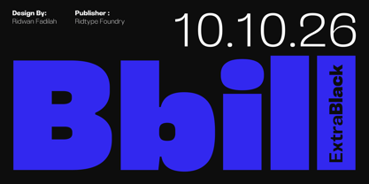 Bilentri Font Poster 3