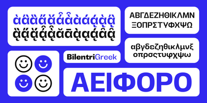 Bilentri Font Poster 14