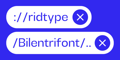 Bilentri Font Poster 10