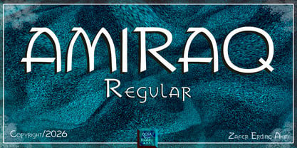 Amiraq Font Poster 1