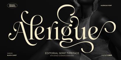 Alerigue Font Poster 1