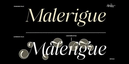 Alerigue Font Poster 5