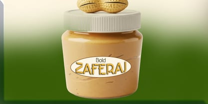 Zaferajbold Font Poster 4