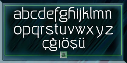 Zaferaj Font Poster 8