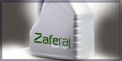 Zaferaj Font Poster 3