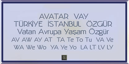 Zaferaj Font Poster 11