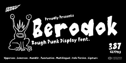 Berodok Font Poster 1