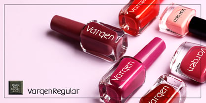 Varqen Font Poster 2