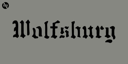 Wolfsburg Font Poster 1