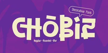 Chobiz Font Poster 1