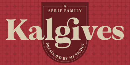 Kalgives Font Poster 1